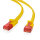helos Patchkabel Cat 6 Ultraflach U/UTP RJ45 gelb 15m AWG32