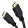 helos Anschlusskabel, HDMI Stecker/Stecker, 4K, 1,0m, schwarz