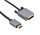 helos Anschlusskabel, HDMI Stecker/DVI Stecker, PREMIUM 4K, 2,0m, schwarz
