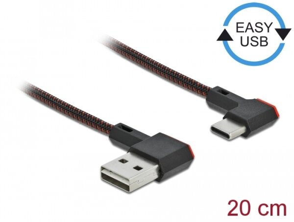 Delock EASY-USB 2.0 Kabel Typ-A Stecker zu USB Type-C™ Stecker