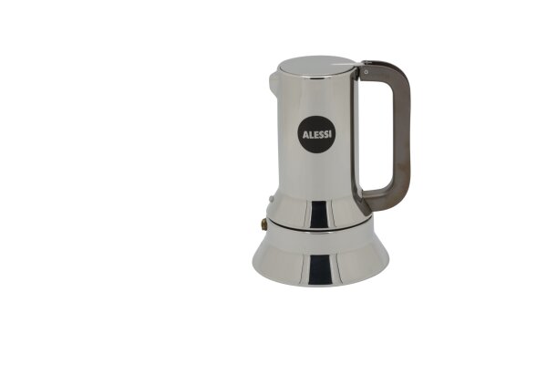 Alessi 9090/3 Espressomaschine 3.Tassen für Induktion Edelstahl