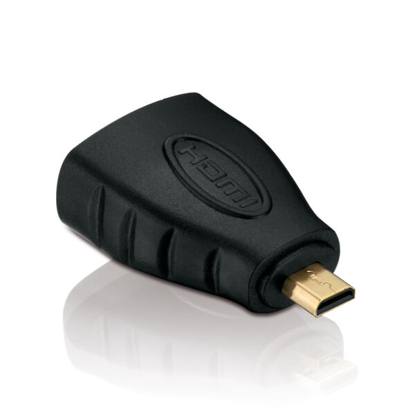 PureLink Adapter, micro HDMI St./HDMI Bu., FULL HD, BASIC, schwarz