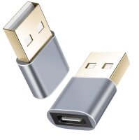 helos Adapter, USB 2.0 Type-C Buchse/USB 2.0 Stecker,...