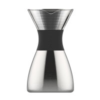 Asobu - Pour Over Filterkaffeebereiter Silber Schwarz