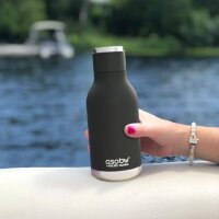 Asobu - Urban - Edelstahl Isolierflasche Schwarz