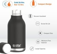 Asobu - Urban - Edelstahl Isolierflasche Schwarz