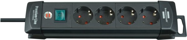 Brennenstuhl Steckdosenleiste Premium-Line  4x 1.8m    sw