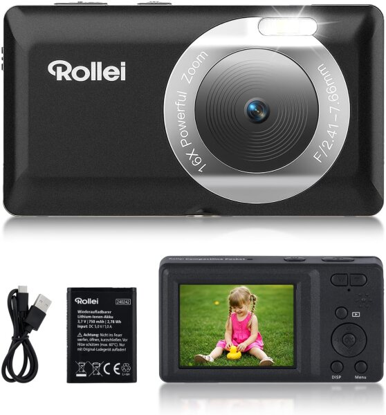 Rollei Compactline Pocket schwarz