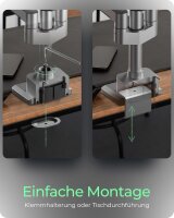 ICY BOX IB-MS525-T, Monitorständer mit Tischhalterung für drei Monitore bis zu 30" (76 cm)