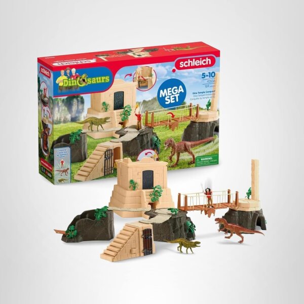 Schleich Dinosaurs      42656 Dino Tempel-Eroberung Mega-Set