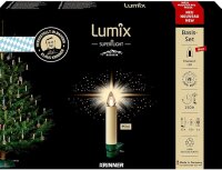 Krinner Superlight Bavaria Mini Flame 12er Set Elfenbein