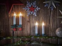 Krinner Superlight Bavaria Mini Flame 6er Set Elfenbein