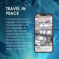 Boompods Tracker Lock - TSA-Zugelassenes Gepäckschloss...