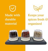 FinaMill Rechteckiges Tablett stapelbar