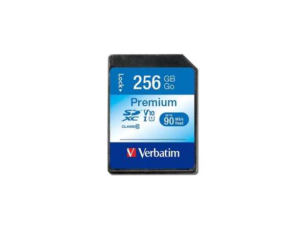 Verbatim Premium 256 GB SDXC UHS-I Klasse 10
