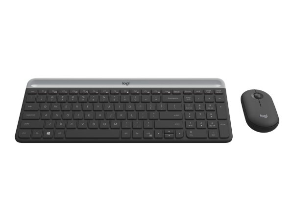 Logitech 920-009188 Tastatur Maus enthalten Universal RF Wireless QWERTZ Deutsch Graphit