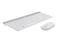 Logitech 920-009189 Tastatur Maus enthalten Universal RF Wireless QWERTZ Deutsch Weiß
