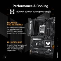ASUS TUF GAMING B850-PLUS WIFI AMD B850 Sockel AM5 ATX