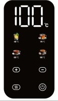 Emerio Wasserkocher 1,7 l schnurlos Design, Digitales Displ.