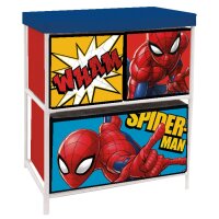 Spiderman - Ablagefach mit 3 Schubladen - 53 x 30 x 60 cm
