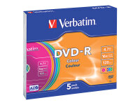 Verbatim DVD-R Colour 4,7 GB 5 Stück(e)