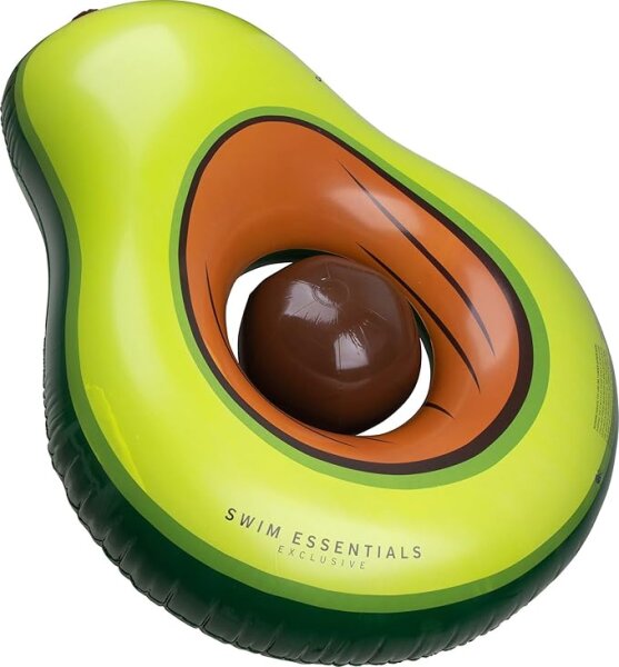 Swim Essentials - Aufblasbare Avocado mit Ball