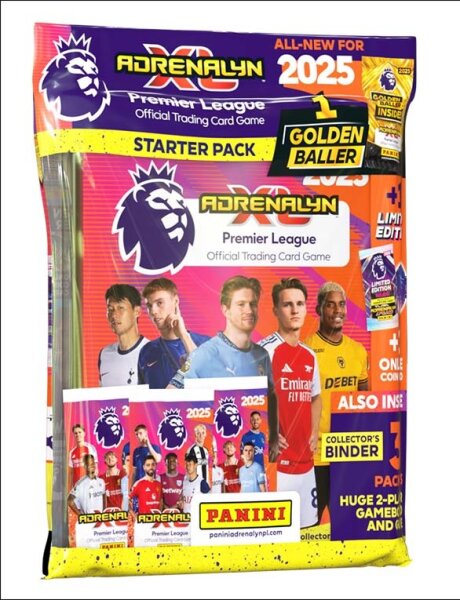 Premier League Adrenalyn XL Trading Cards 2025 - STARTER SET