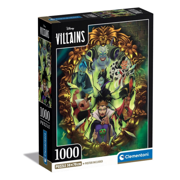 1000 Teile Puzzle Disney 100 Compact - Villains