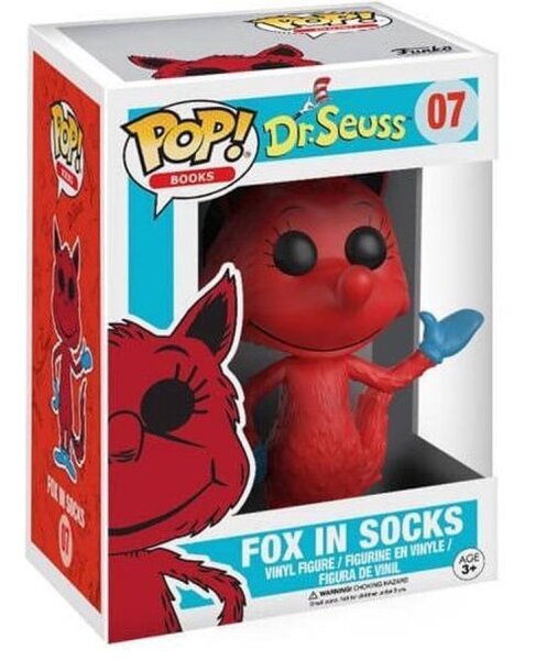 Funko 12446 - Pop! Books - Dr. Seuss Fox in Socks (07)