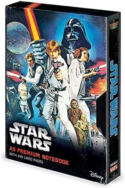 Star Wars - Eine neue Hoffnung VHS - A5 Premium Notizbuch