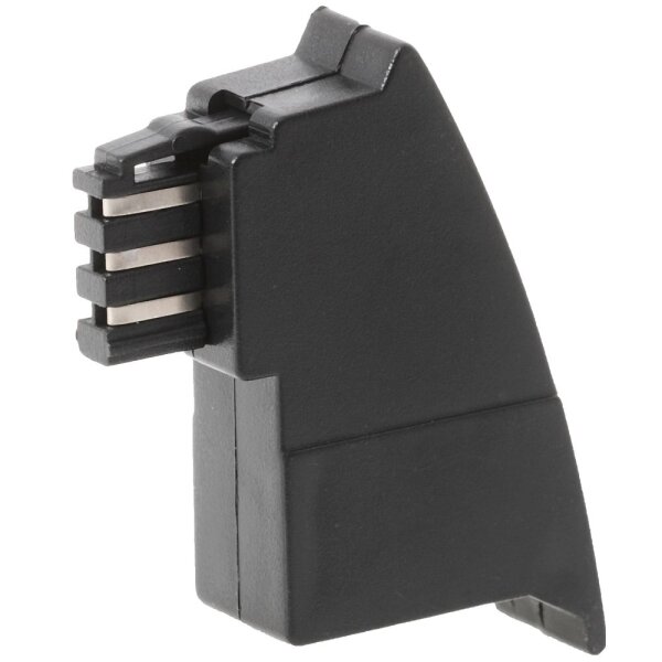helos Adapter TAE F Stecker/6P4C Buchse, schmal, Bel. US-Std, lose