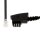 helos Anschlusskabel TAE F/6P4C, 4-adrig, 10 m, schwarz, lose