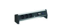 Bachmann DESK 1 3x Steckdosen Strom, GST18, 2x LAN, 1x USB