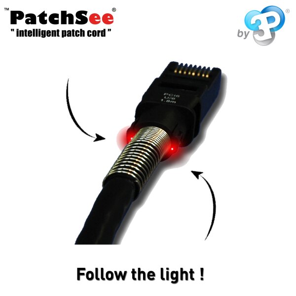 Patchsee Patchkabel FTP CAT 6a schwarz 1,5m