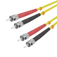 helos LWL Patchkabel OS2 Duplex 3,0mm ST-ST 9/125µm...