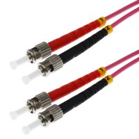 helos LWL Patchkabel OM4 Duplex 3,0mm ST-ST...