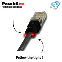 Patchsee Patchkabel UTP CAT 6a schwarz 4,9m