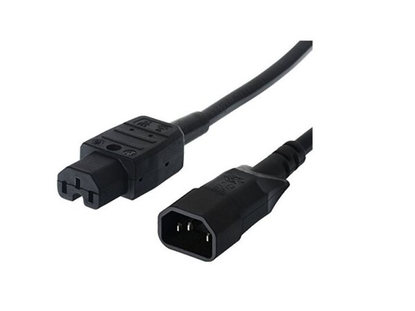 Bachmann Netzkabel C14 Stecker/ C15 Buchse 3m