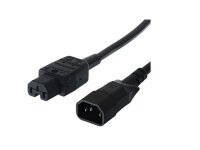 Bachmann Netzkabel C14 Stecker/ C15 Buchse 3m