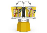Bialetti Espressokocher Set Mini Express Lichtenstein + 2...