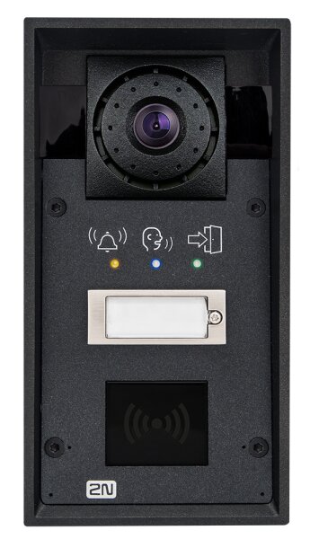 2N IP Force 1 Taste HD-Kamera Piktogramme vorbereitet für Kartenleser