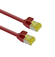 helos Patchkabel Cat 6a Ultraslim S/FTP RJ45 rot 10m...