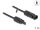Delock DL4 Solar Kabel Stecker zu Buchse 1 m schwarz