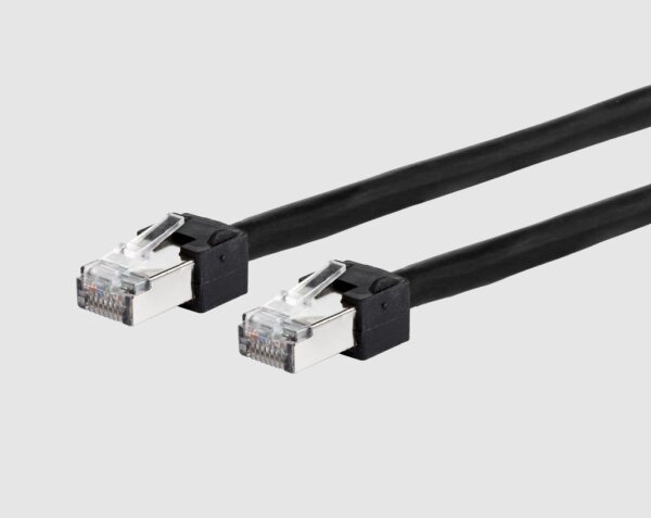 METZ CONNECT Patchkabel Cat.6 Ultraflex500 VoIP AWG 26 3,0 m schwarz