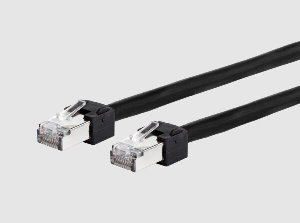 METZ CONNECT Patchkabel Cat.6 Ultraflex500 VoIP AWG 26 5,0 m schwarz