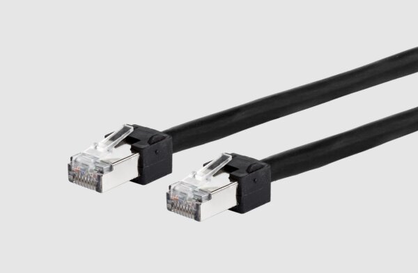 METZ CONNECT Patchkabel Cat.6 Ultraflex500 VoIP AWG 26 10,0 m schwarz