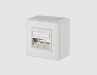 METZ CONNECT Keystone Anschlussdose AP 3 Port...