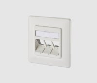 METZ CONNECT Keystone Anschlussdose UP 3 Port...