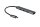 helos HUB, 4in1 USB-C 3.2 St./3x USB-A 2.0 Bu. + 1x USB-A 3.0 Bu., spacegrau