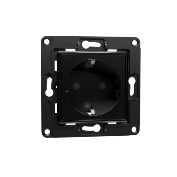 Shelly Wall Socket EU - Wandsteckdose - Schwarz